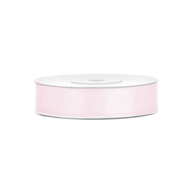 Sidenband, Satinband Puderrosa 12 mm