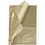 Silkespapper - 25 ark - Guld