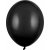 Miniballonger Pastell - Premium 12 cm - Svart - 10-pack