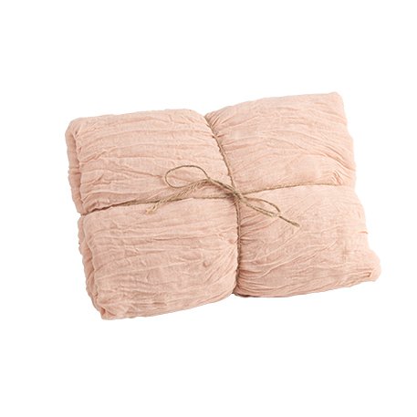 Bordsl�pare i tyg - Puderrosa - 90 cm x 3 m