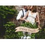 Skyltar - Happy Couple/Wedding - 2-pack
