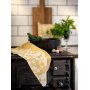 De mina kkshandduk 50 x 70 cm - Beige gul