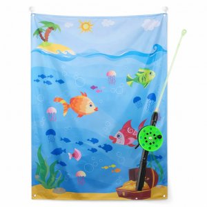 Fiskdammsskynke med Fiskespö Fiskdammsskynke med Fiskespö