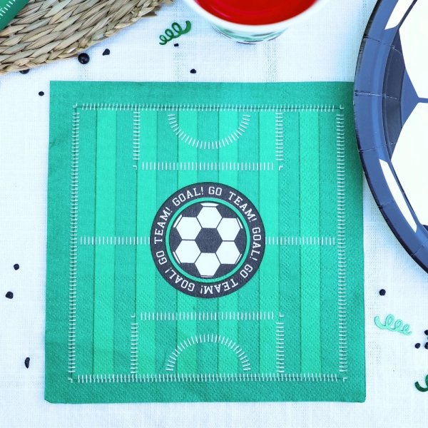 Servetter - Fotboll - Fotbollsplan - 16-pack Servetter - Fotboll - Fotbollsplan - 16-pack