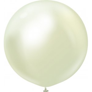 Ballonger enfrgade - Premium 60 cm - Green Gold Chrome