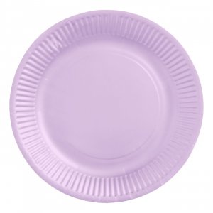 Papptallrikar - Lavendel - 18 cm - 8-pack