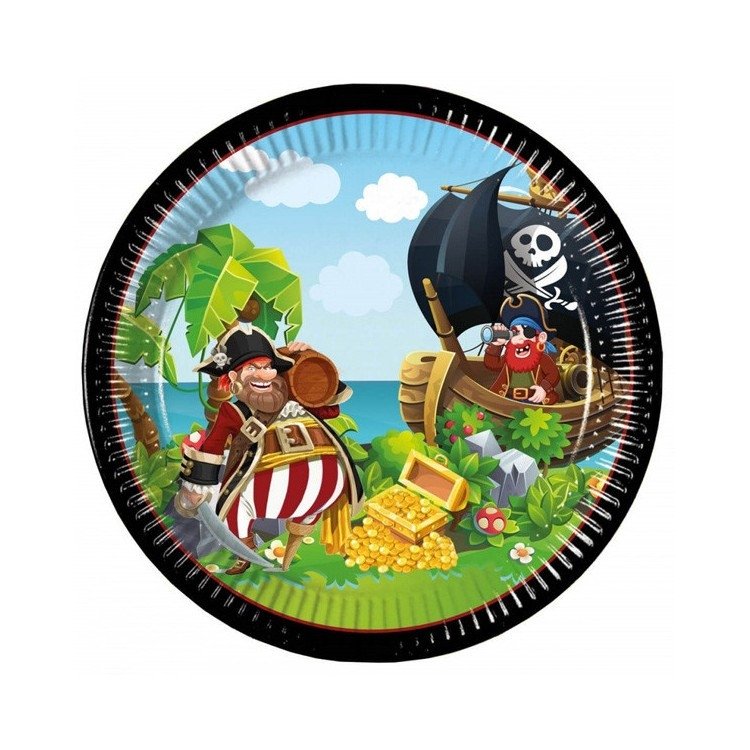 Papperstallrikar Piratkalas – Fyndhörnan