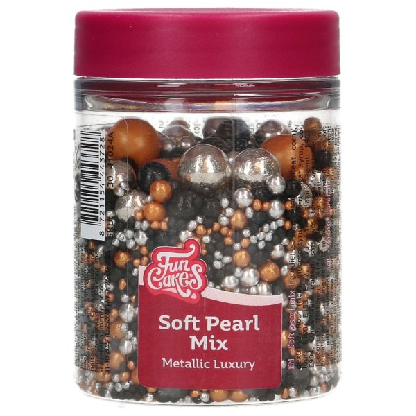 Mjuka sockerp�rlor Metallic Luxury 80 g - FunCakes