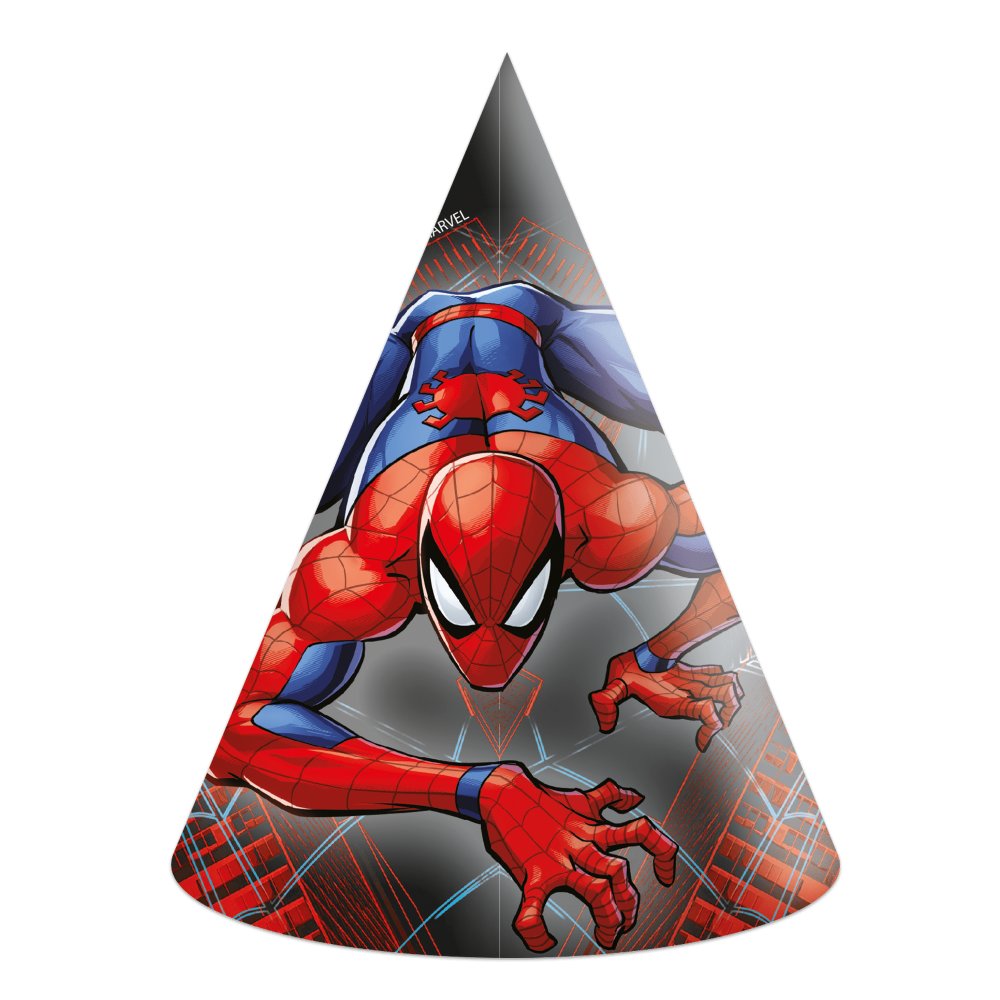 Partyhattar- Spider Man – 6 st – Merged – Partyhattar