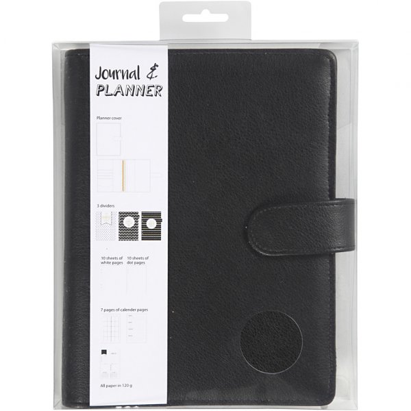 Kalender - 19x23,5cm - Svart Kalender - 19x23,5cm - Svart