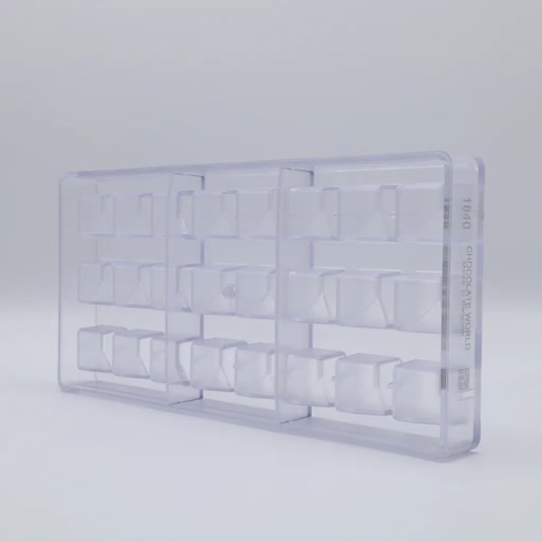 Pralinform - CW1840 Kub - 2,3 cm - Chocolate World
