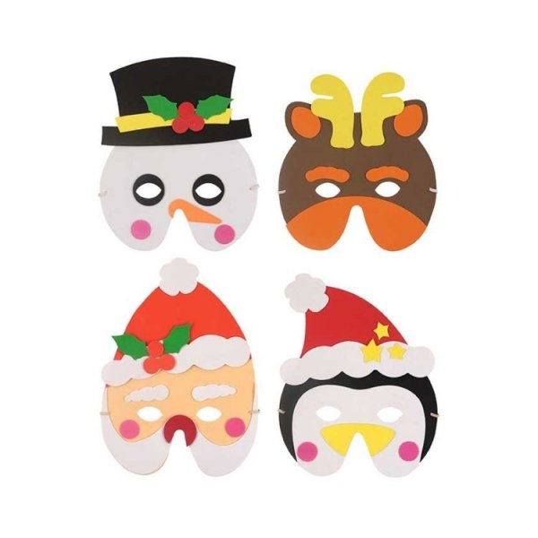 Julmasker 4-pack