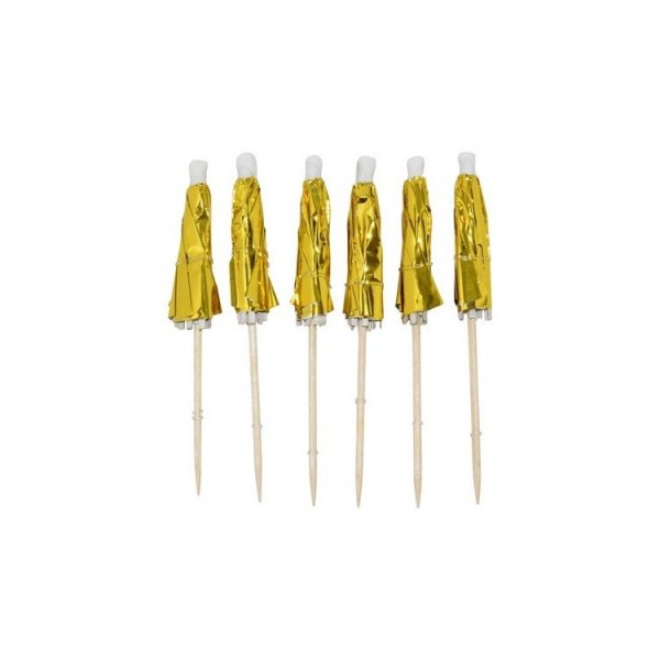 Parasoll Partypicks Guld