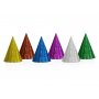 Partyhattar - Holografiska i olika frger - 16 cm - 20-pack