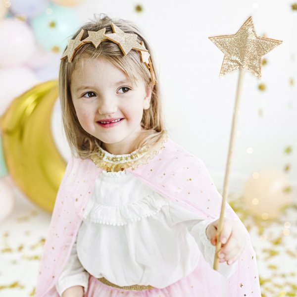 Prinsesscape - Rosa/Guld Prinsesscape - Rosa/Guld