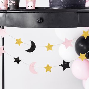 Girlang - M�ne/Stj�rnor - Pink Halloween