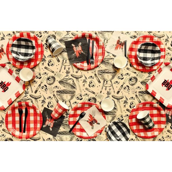 Bordsduk - BBQ - Grill - 180x120 cm