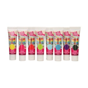 Pastaf�rger 8-pack - Gelf�rg - 8x30g - FunCakes