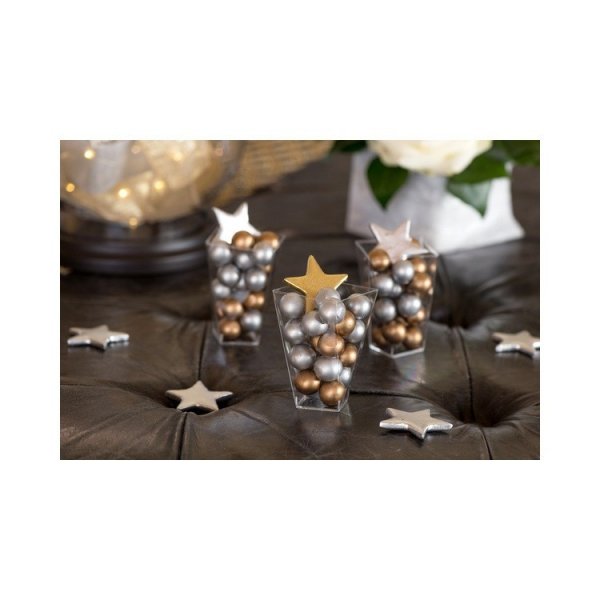 Dekoration Stj�rnor Silver