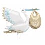 Folieballong Storken Ljusbl�, it\\\'s a boy