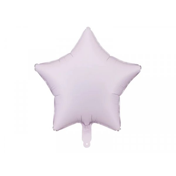 Folieballong - Stj�rna - Matt lila - 48 cm