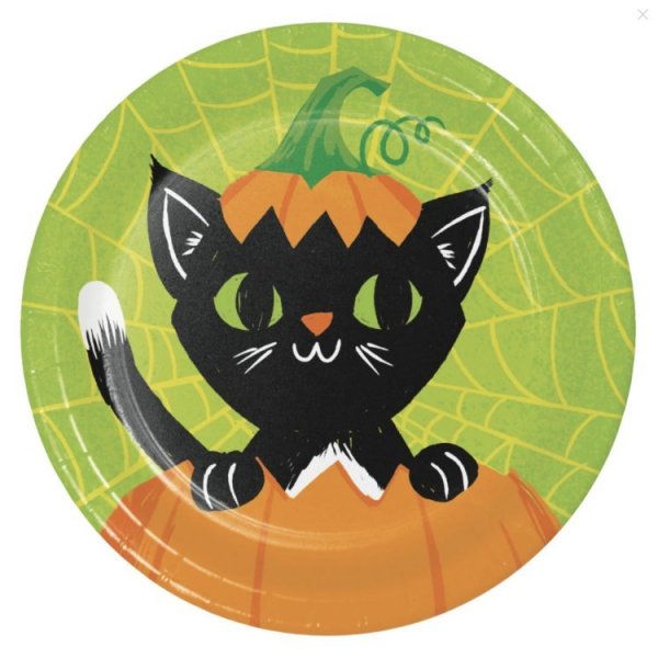 Pappersassietter F�rgglad Halloween
