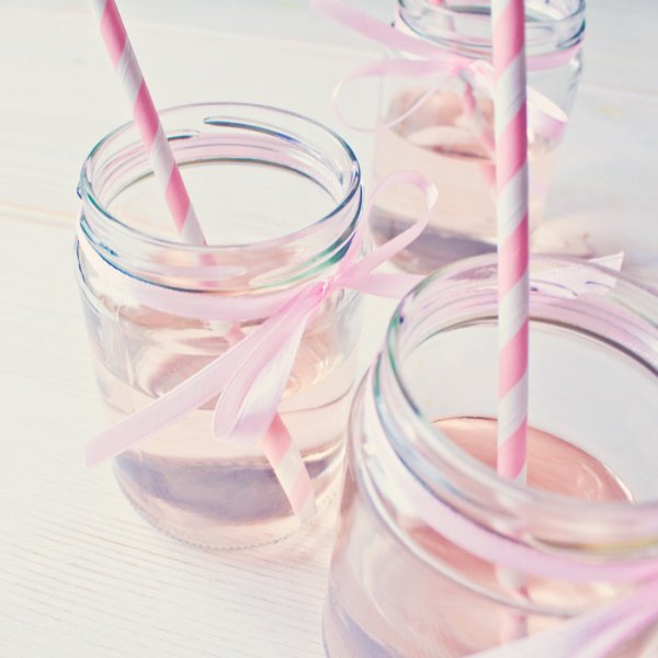 Sugrör - Randigt - Lila - 10-pack Sugrör - Randigt - Lila - 10-pack