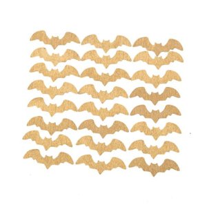 Fladderm�ss i guld - Halloween - 24-pack