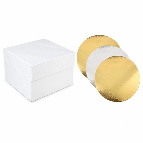 T�rtkartong med t�rtbrickor - 30x30x15 cm