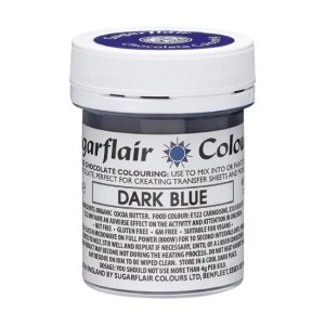 Sugarflair Chokladf�rg M�rkbl� 35g