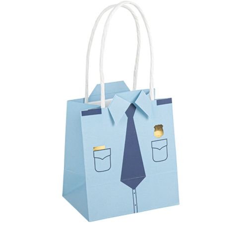 Presentp�sar Polis - Bl� - 4-pack