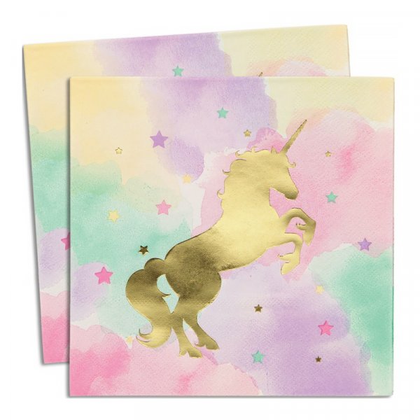 Servetter - Unicorn Sparkle - 16-pack