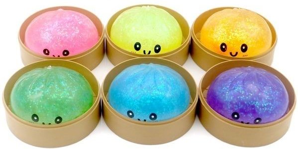 Squishy Dumpling - Glitter - 8,5 cm - 1 st