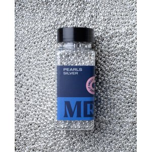 Mr Cake Str�ssel - Pearls Silver - 85g