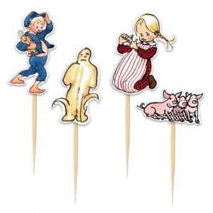 Cake Picks - Emil i L�nneberga - 8-pack