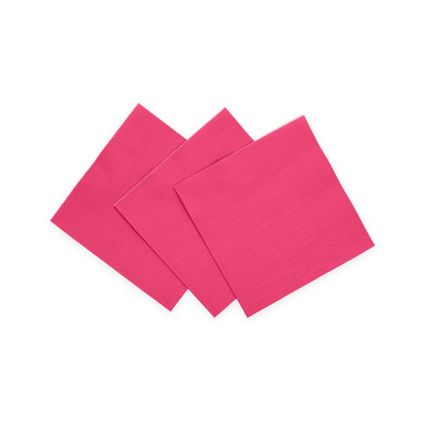 Sm� Servetter - Hot Pink - 24x24 cm - 20-pack