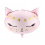 Folieballong Katt Rosa