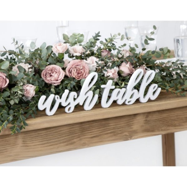 Tr�bokst�ver \\\"Wish Table\\\"