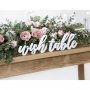 Tr�bokst�ver \\\"Wish Table\\\"