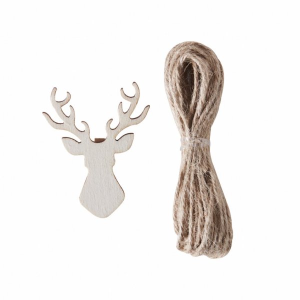 Julkortsgirlang - Rustic Christmas