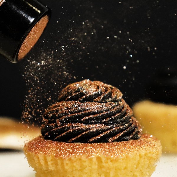 tbart glitter - Roseguld - Edible Lustre Snow - PME - 10 g