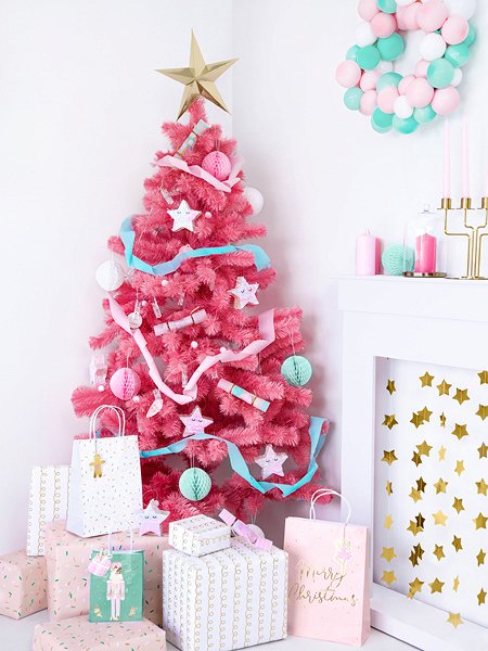 Presentpsar - 3-pack - Pink Christmas