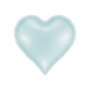 Folieballong - Sweetie Heart Satin Pastel Blue 46 cm
