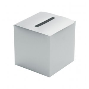 Kortlåda - Cards - Silver - 23x23x23 cm Kortlåda - Cards - Silver - 23x23x23 cm