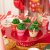 Cupcake wrappers och cake picks - Julmotiv - 12-pack