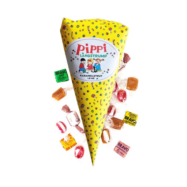 Pippi L�ngstrump - Karamellstrut - 180 g