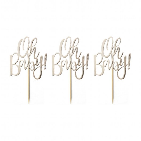 Cake Picks - Oh Baby! - 12-pack