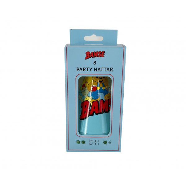 Partyhattar - 8st - Bamse Partyhattar - 8st - Bamse