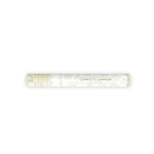 Konfettikanon Rosenblad Cream