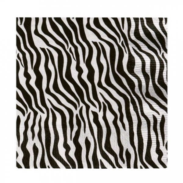 Servetter - Zebra - 20-pack